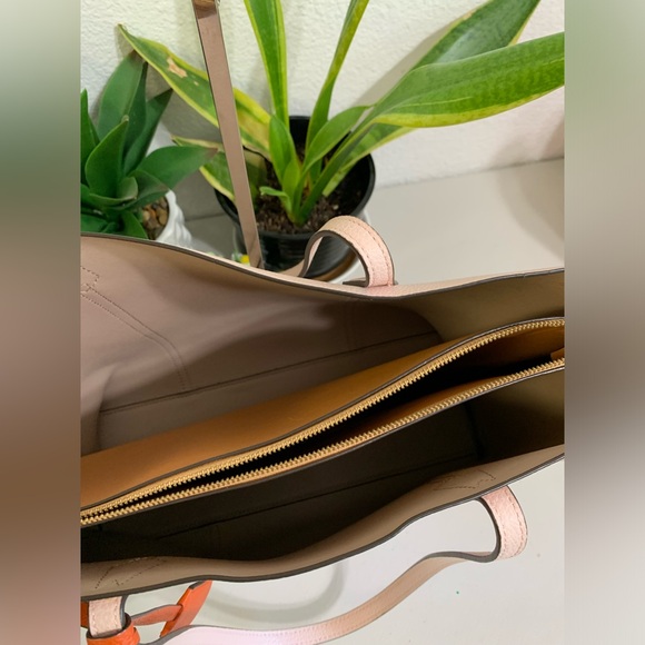 ๐๐ TORY BURCH Tote Pink Leather Bag - Picture 10 of 13